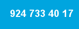 924 733 40 17 924 733 40 17
